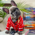 Snoopy Small Dog Sweater | Soft Polyester, Stylish Plaid 0
