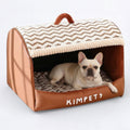 Snuglo Cozy Cave Bed | Thickened Design for French Bulldogs, Soft Velvet 0