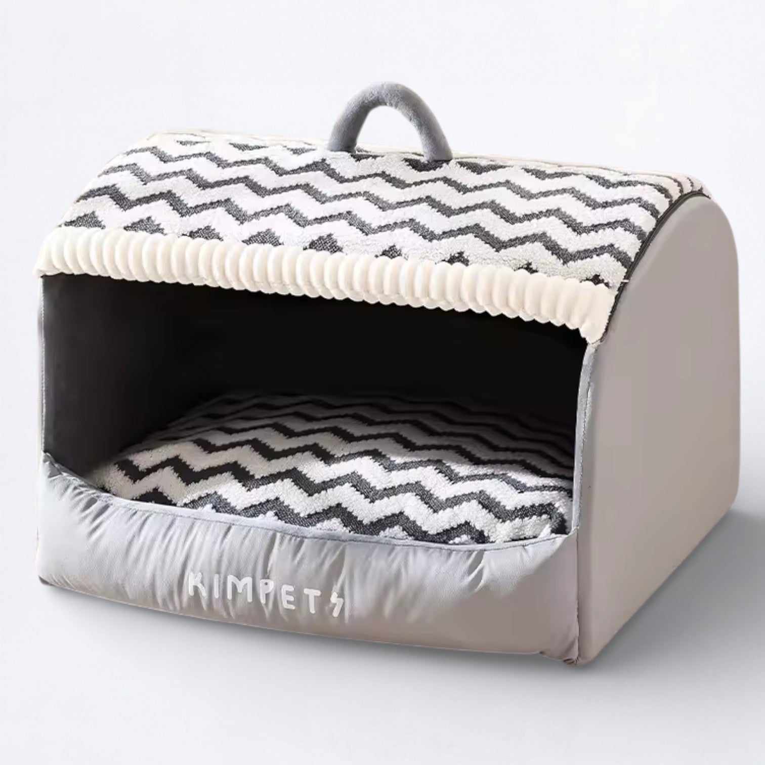 Snuglo Cozy Cave Bed | Thickened Design for French Bulldogs, Soft Velvet 3