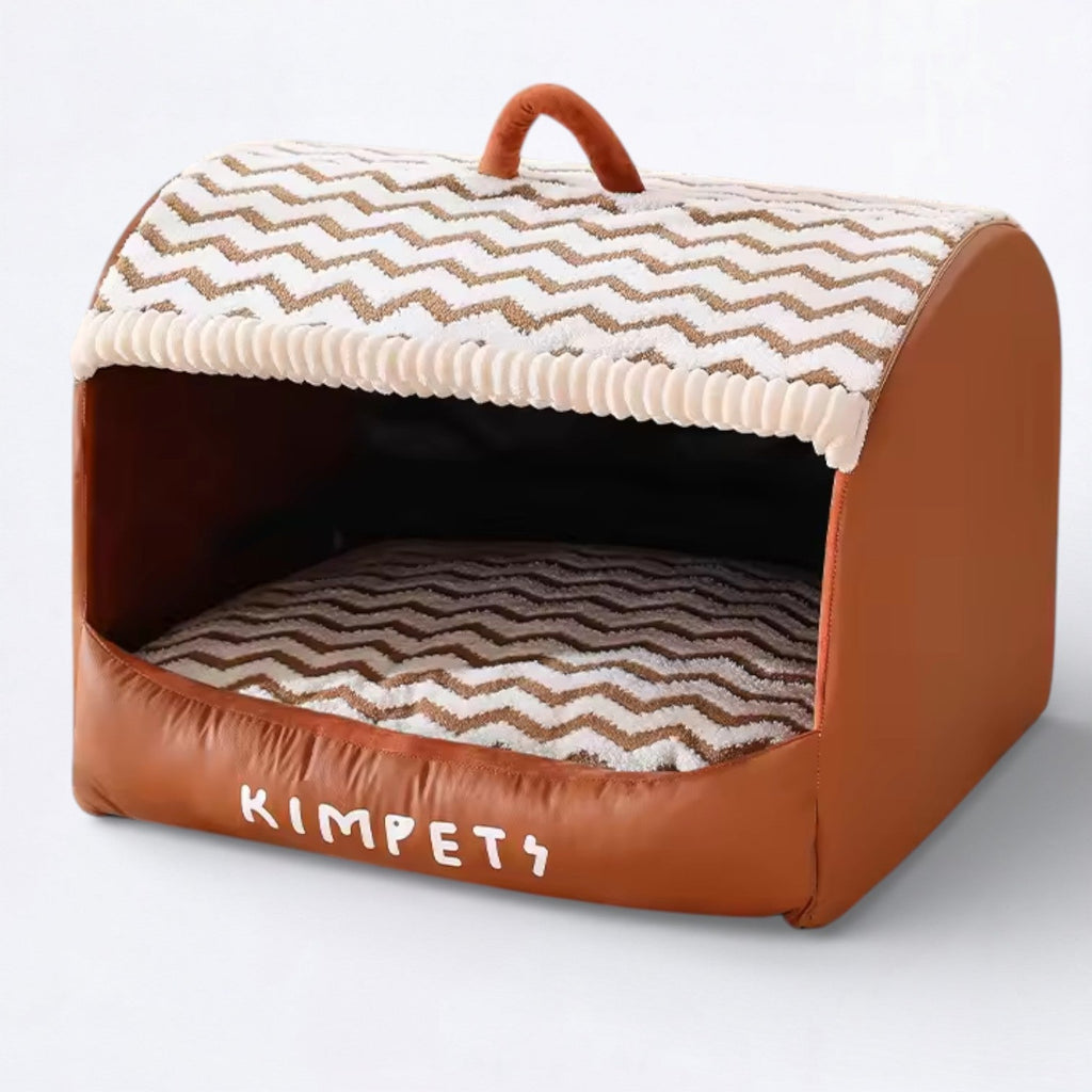 Snuglo Cozy Cave Bed | Thickened Design for French Bulldogs, Soft Velvet 4