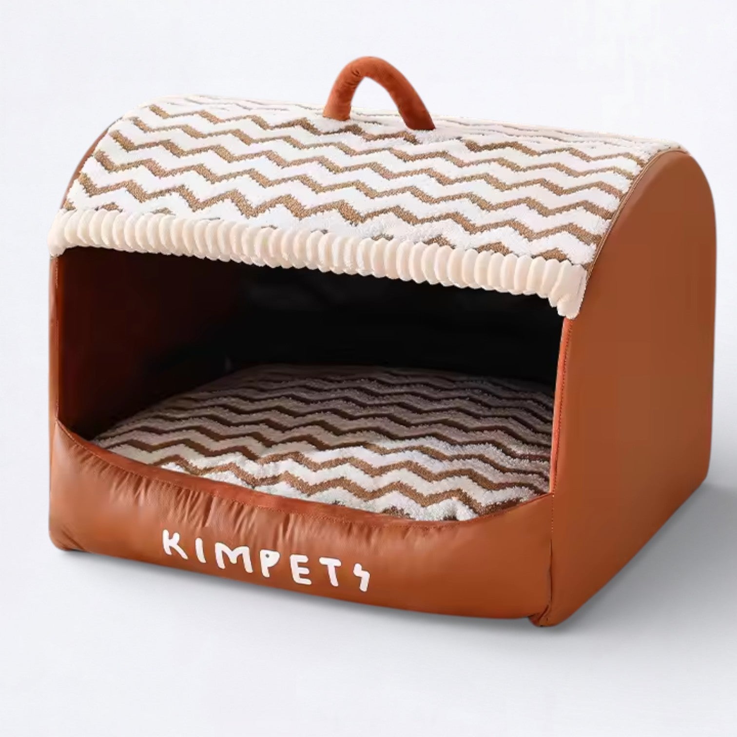 Snuglo Cozy Cave Bed | Thickened Design for French Bulldogs, Soft Velvet 4