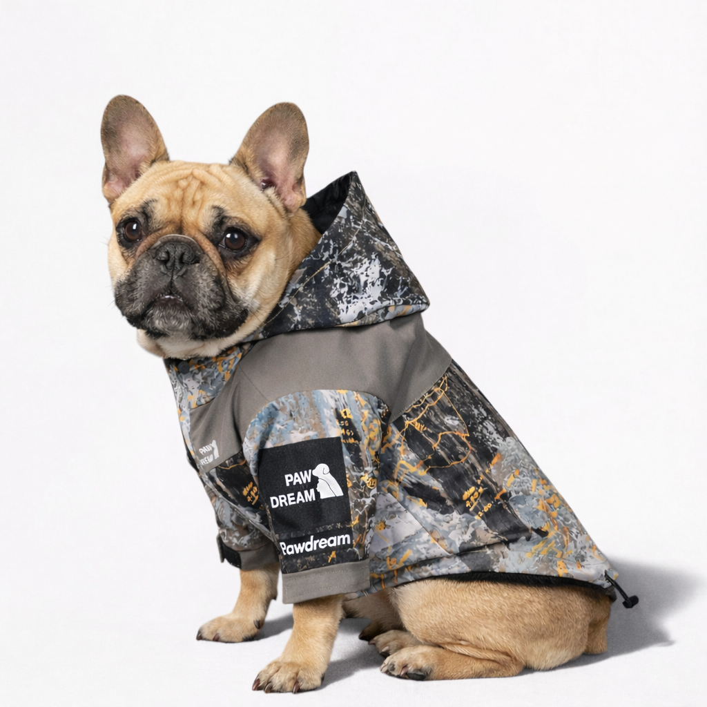 Tango Dog Raincoat | Waterproof Camouflage with Adjustable Hood 0