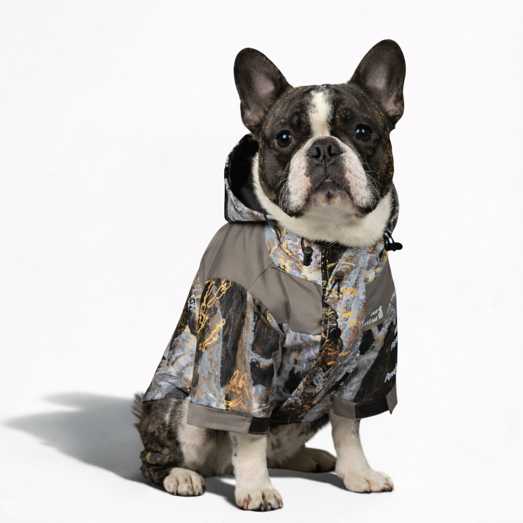 Tango Dog Raincoat | Waterproof Camouflage with Adjustable Hood 3